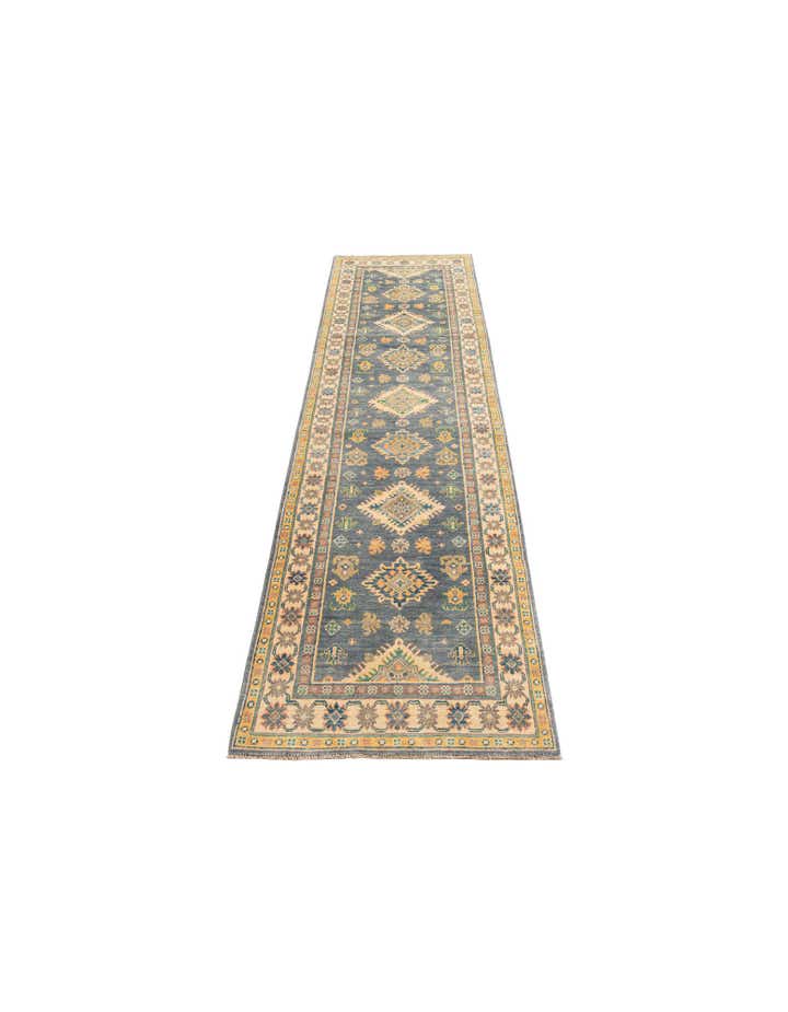2' 1 x 9' 6 Hand Knotted Kazak Runner Rug