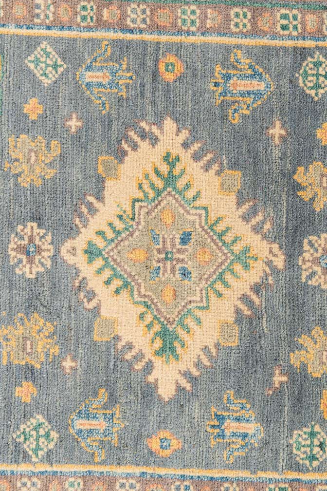 2' 1 x 9' 6 Hand Knotted Kazak Runner Rug