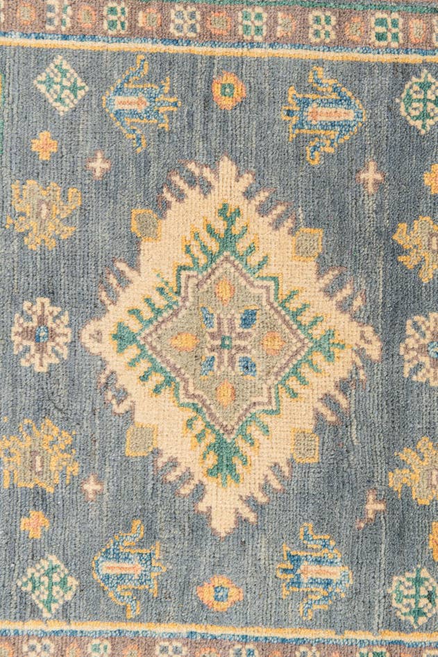 Detail image of 2' 1 x 9' 6 Hand Knotted Kazak Runner Rug
