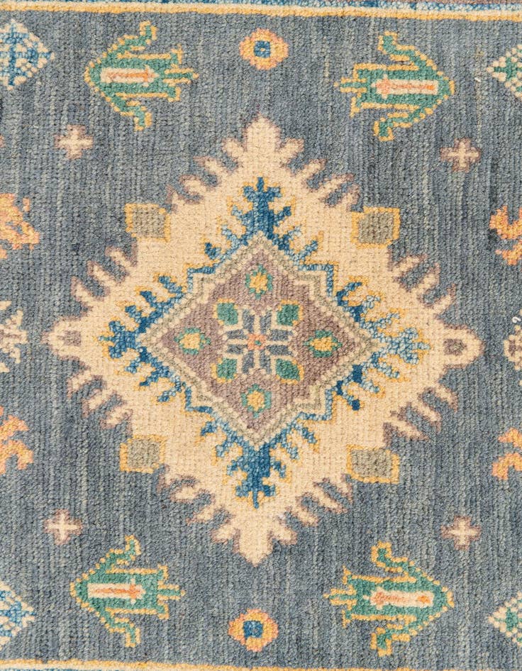 Detail image of 2' 1 x 9' 6  Hand Knotted Kazak Runner Rug