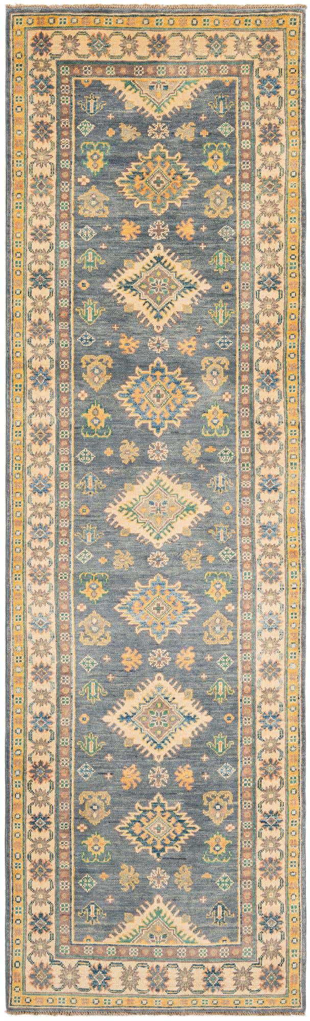 2' 1 x 9' 6 Hand Knotted Kazak Runner Rug