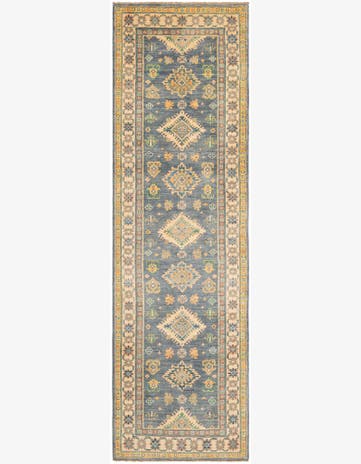 2' 1 x 9' 6 Hand Knotted Kazak Runner Rug