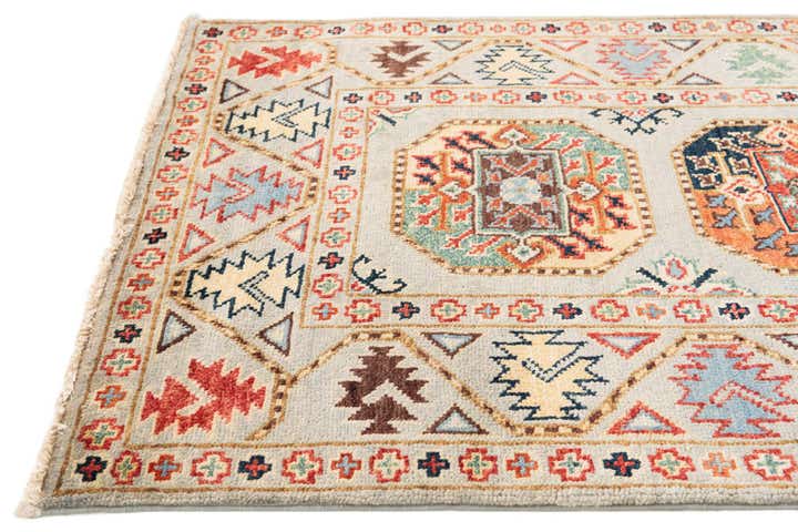2' 8 x 10' Hand Knotted Kazak Runner Rug
