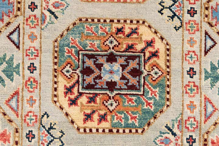 2' 8 x 10' Hand Knotted Kazak Runner Rug