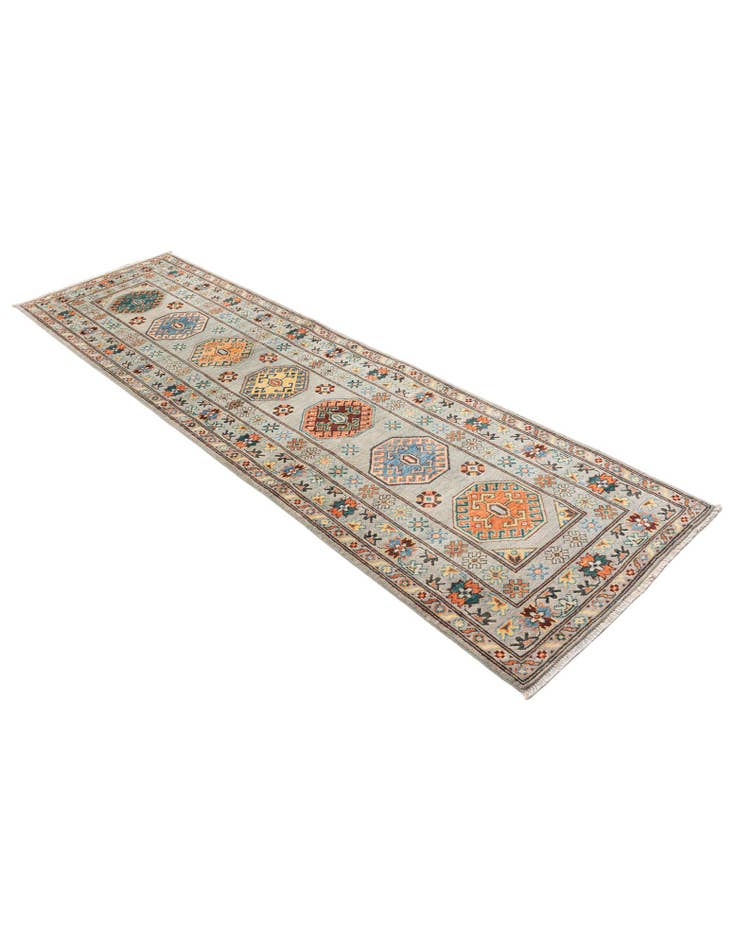 Detail image of 2' 9 x 10' Hand Knotted Kazak Runner Rug