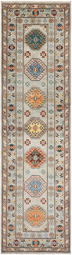 2' 9 x 10' Hand Knotted Kazak Runner Rug