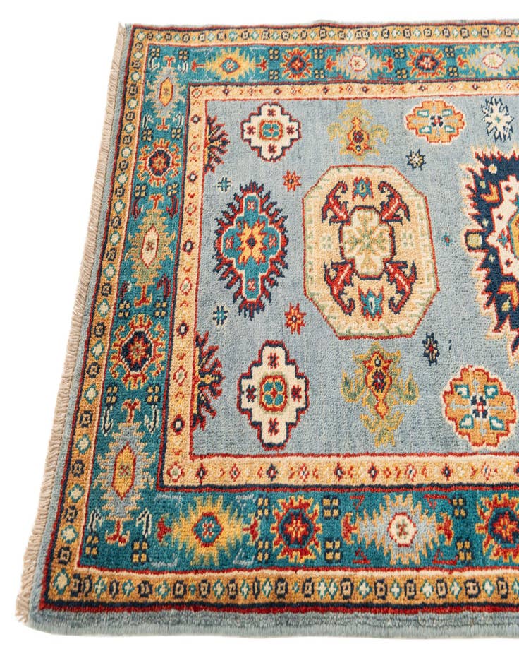 Detail image of 2' 6 x 9' 5  Hand Knotted Kazak Runner Rug