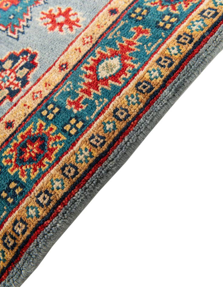 Detail image of 2' 6 x 9' 5  Hand Knotted Kazak Runner Rug
