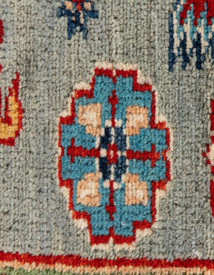 Detail image of 2' 9 x 9' 9  Hand Knotted Kazak Runner Rug