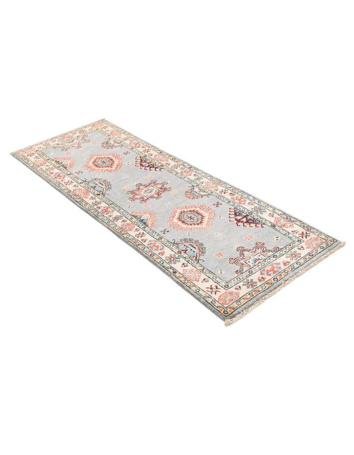 2' x 5' 8 Hand Knotted Kazak Runner Rug