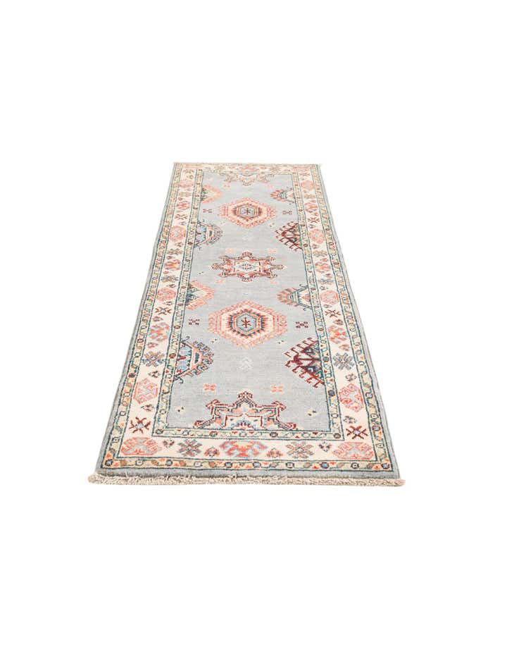 2' x 5' 8 Hand Knotted Kazak Runner Rug