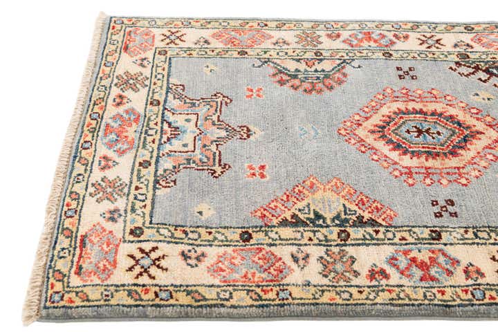 2' x 5' 8 Hand Knotted Kazak Runner Rug