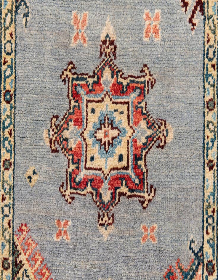 Detail image of 2' x 5' 8  Hand Knotted Kazak Runner Rug