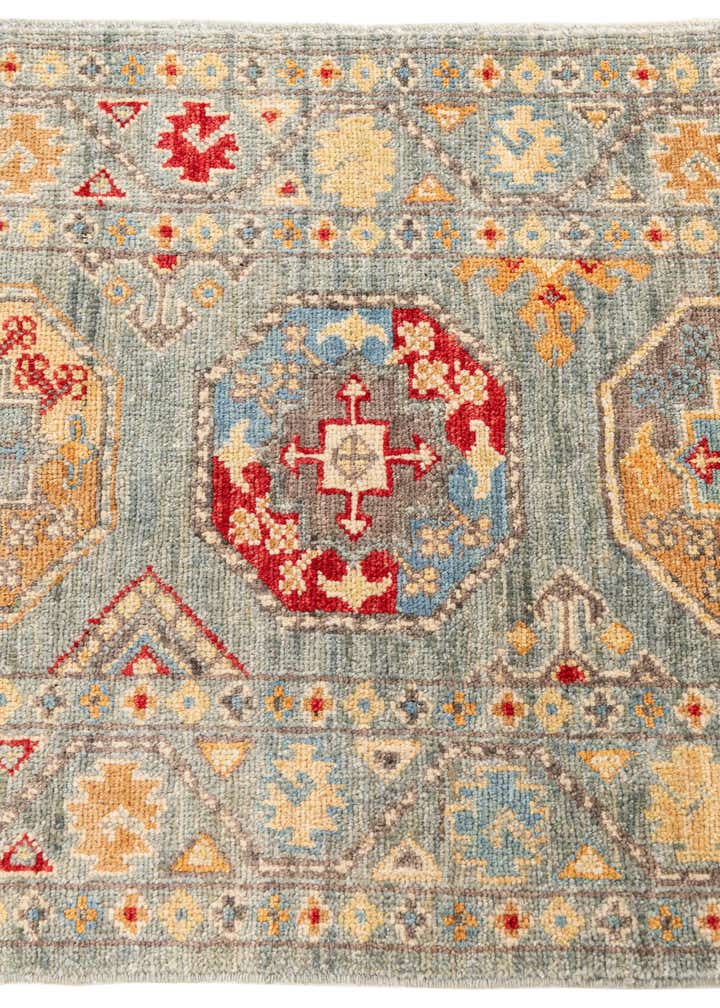 2' x 4' 10 Hand Knotted Kazak Runner Rug