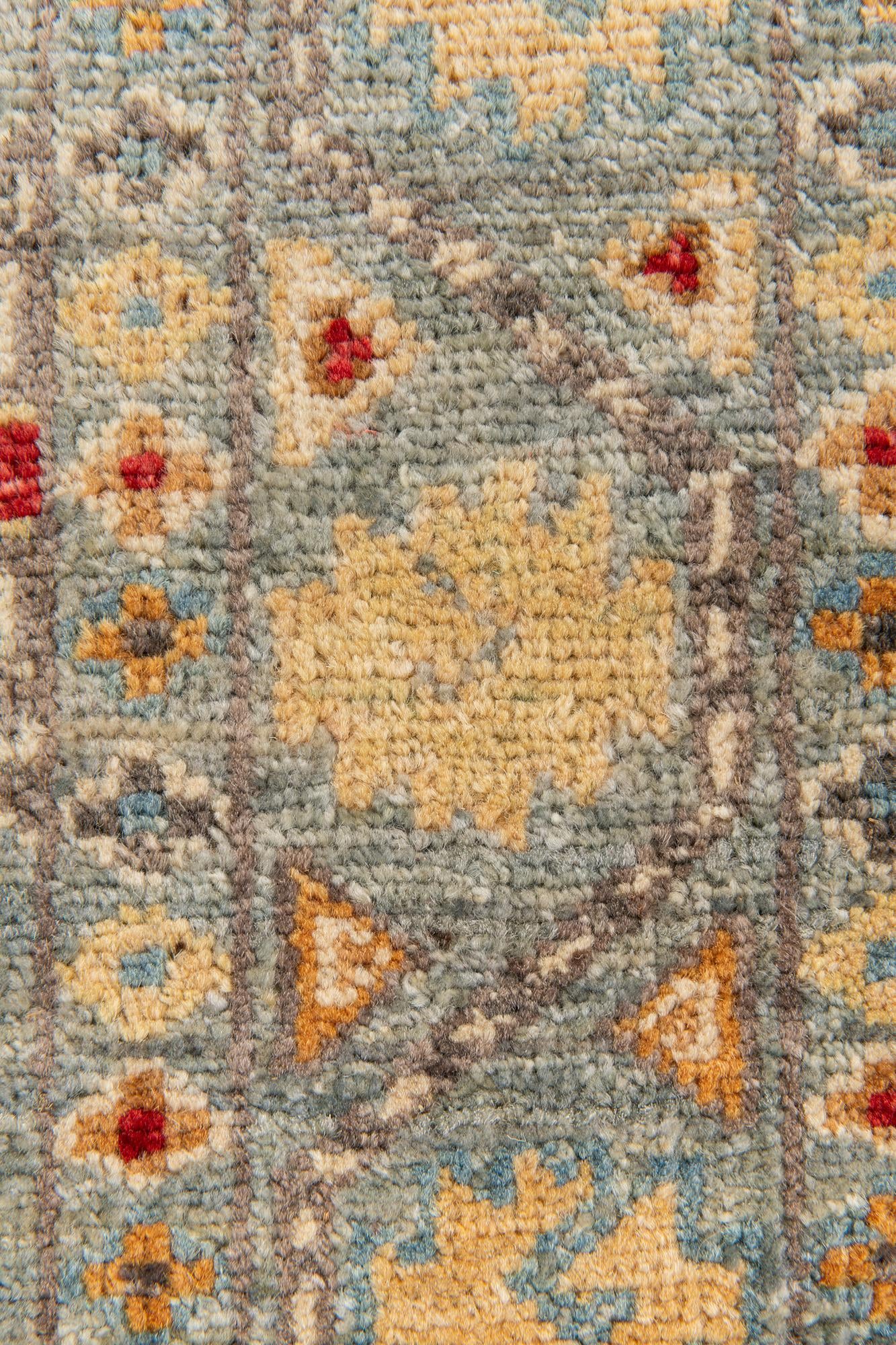 2' x 4' 10 Hand Knotted Kazak Runner Rug