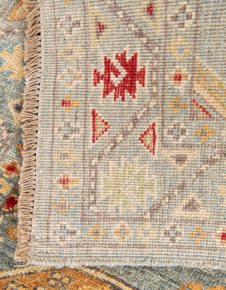 Detail image of 2' x 4' 10  Hand Knotted Kazak Runner Rug
