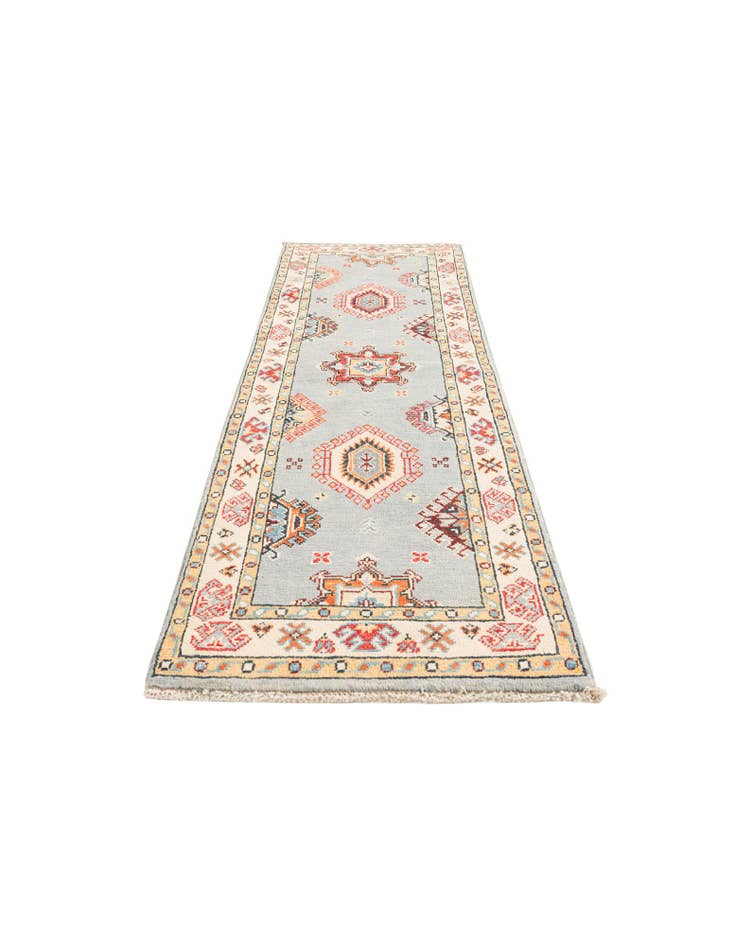 Detail image of 2' 1 x 5' 9 Hand Knotted Kazak Runner Rug