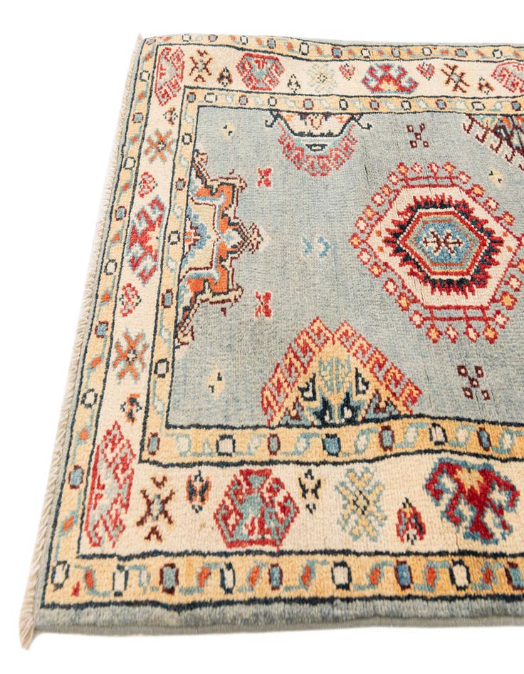 Detail image of 2' 1 x 5' 9 Hand Knotted Kazak Runner Rug