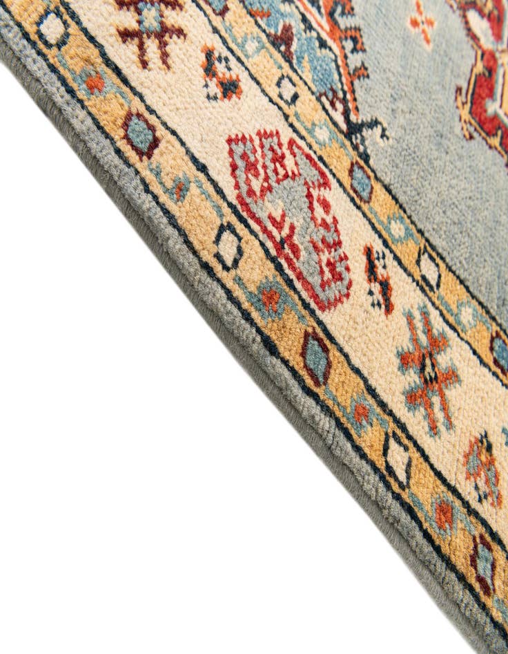 Detail image of 2' 1 x 5' 9 Hand Knotted Kazak Runner Rug