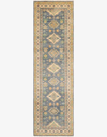 2' 1 x 9' 6 Hand Knotted Kazak Runner Rug