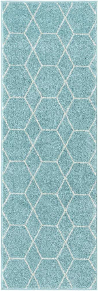 2' x 6' Lattice Frieze Runner Rug