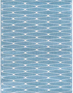 Detail image of 2' x 13' Lattice Frieze Runner Rug