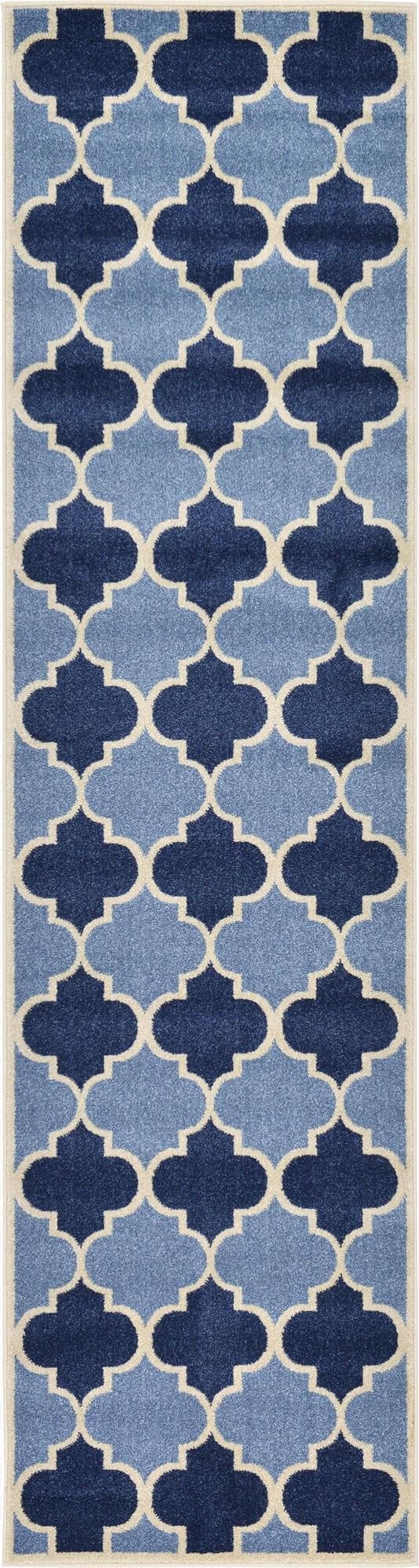 2' 7 x 10' Lattice Runner Rug