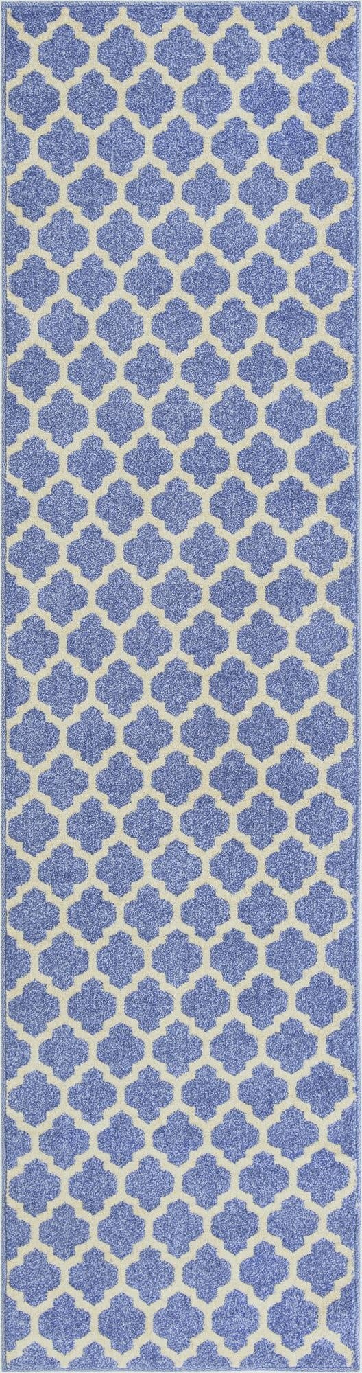 2' 7 x 10' Lattice Runner Rug