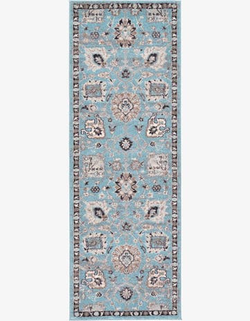 Light Blue Legacy Runner Rug