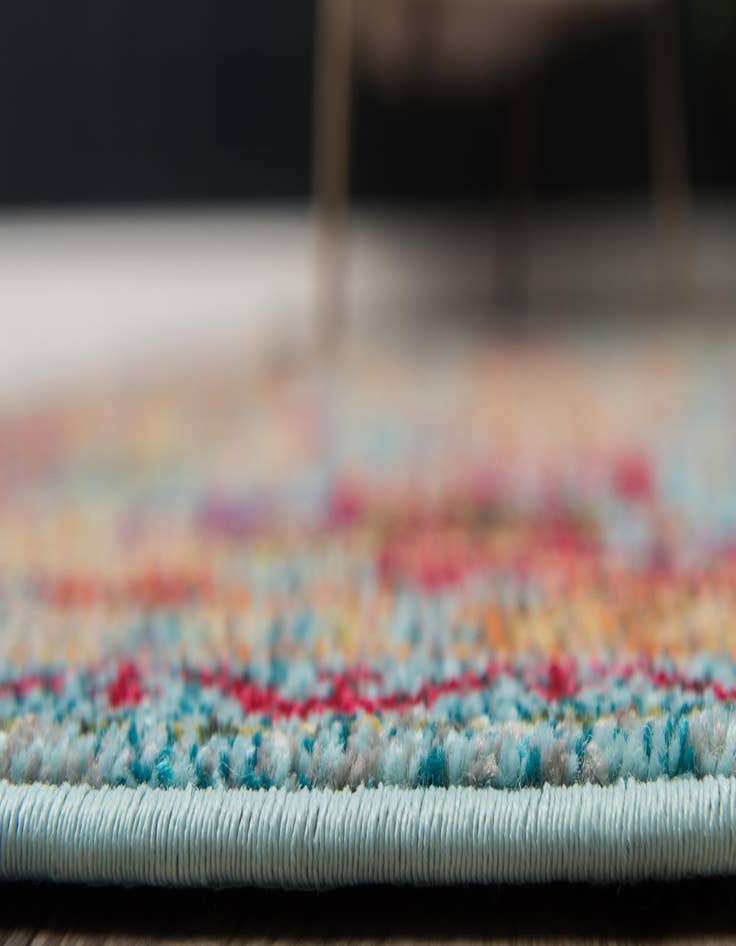 Detail image of 2' 2 x 6' 9 Washable Mesa Runner Rug