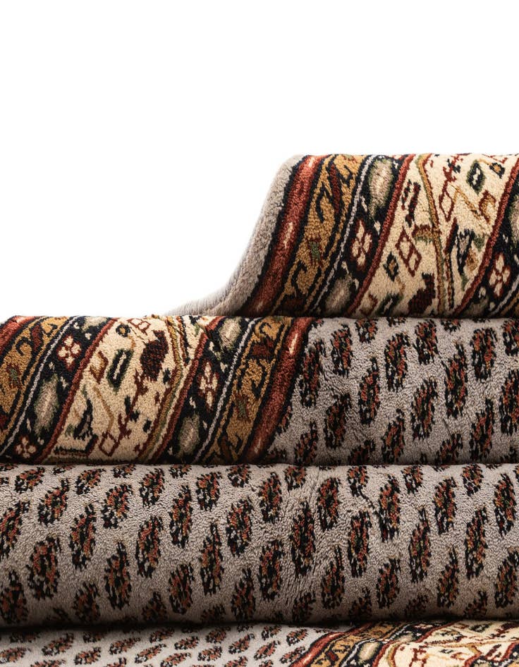 Detail image of 5' 4 x 10' 2 Hand Knotted Mir Wool Runner Rug