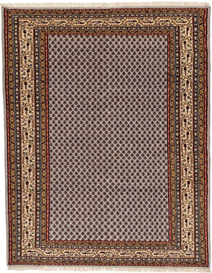 Detail image of 5' 4 x 10' 2 Hand Knotted Mir Wool Runner Rug