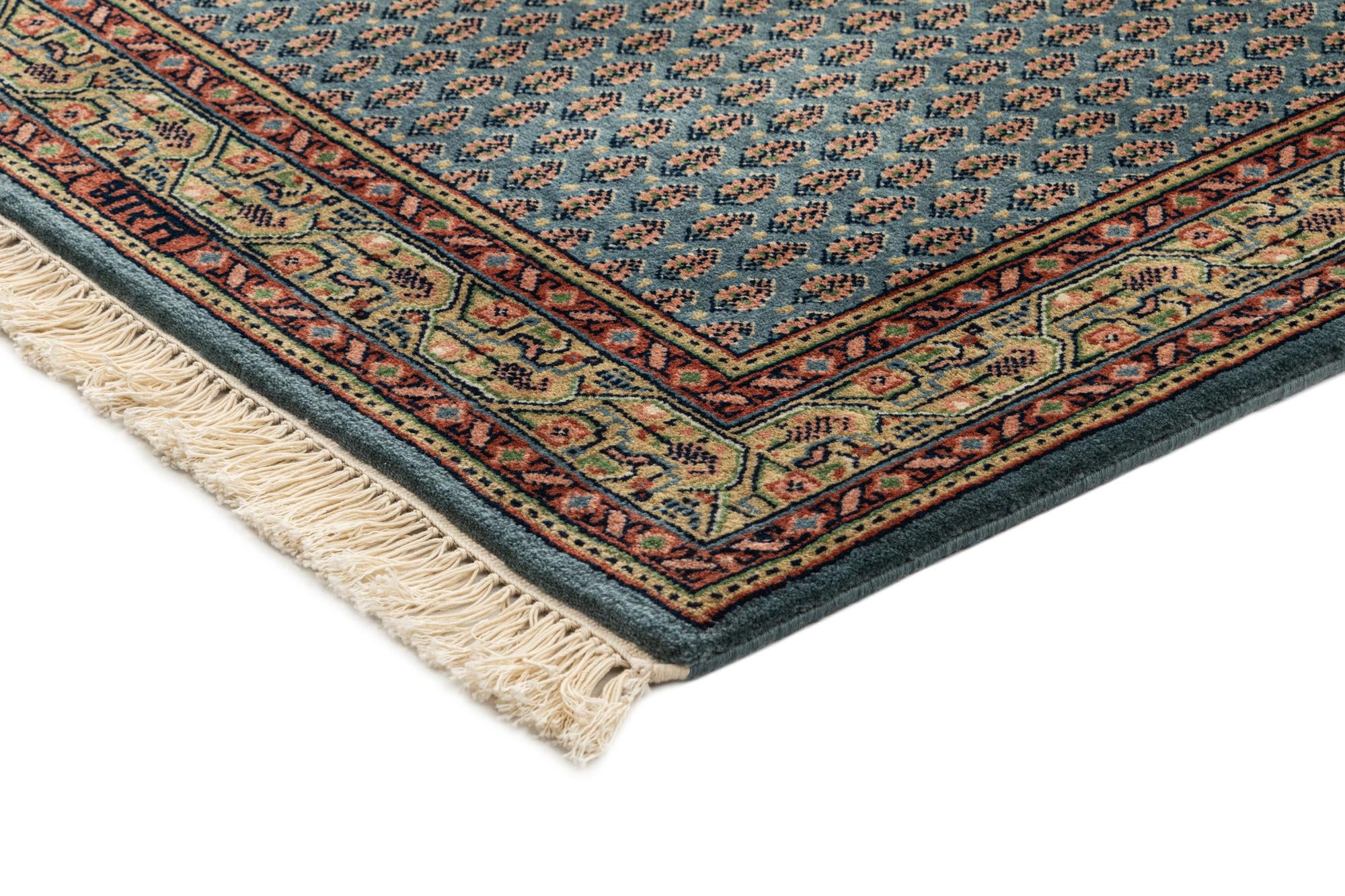 3' x 10' 9 Hand Knotted Mir Wool Runner Rug