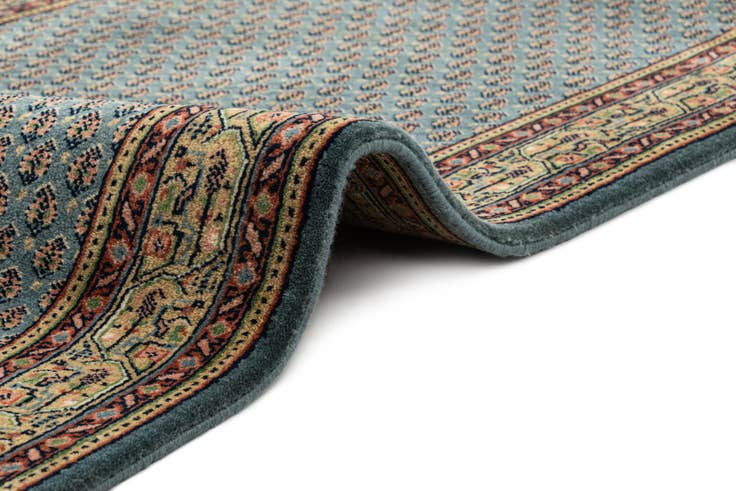 Detail image of 3' x 10' 9 Hand Knotted Mir Wool Runner Rug