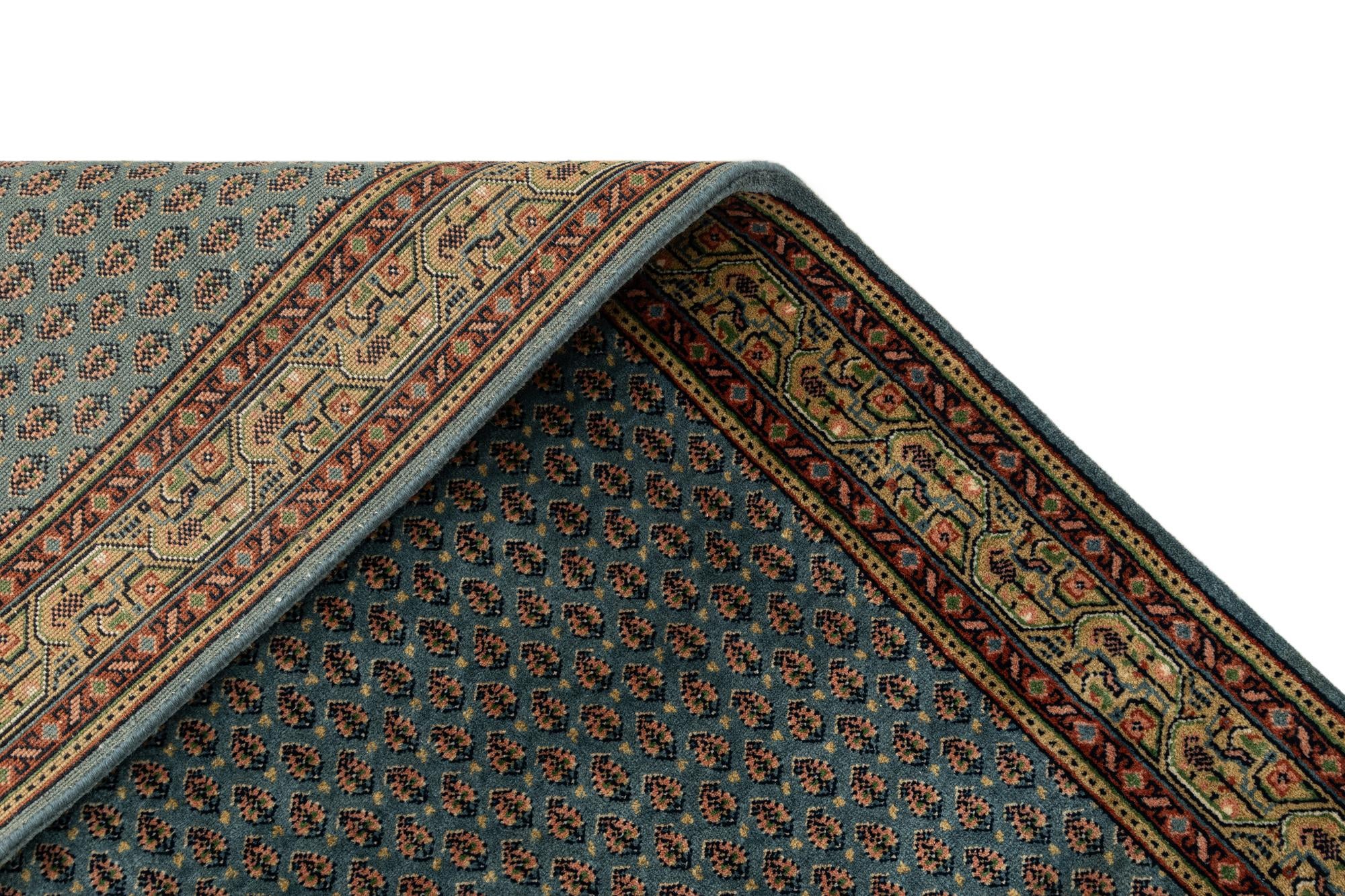 3' x 10' 9 Hand Knotted Mir Wool Runner Rug