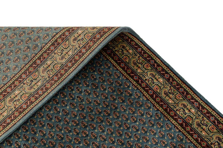 Detail image of 3' x 10' 9 Hand Knotted Mir Wool Runner Rug