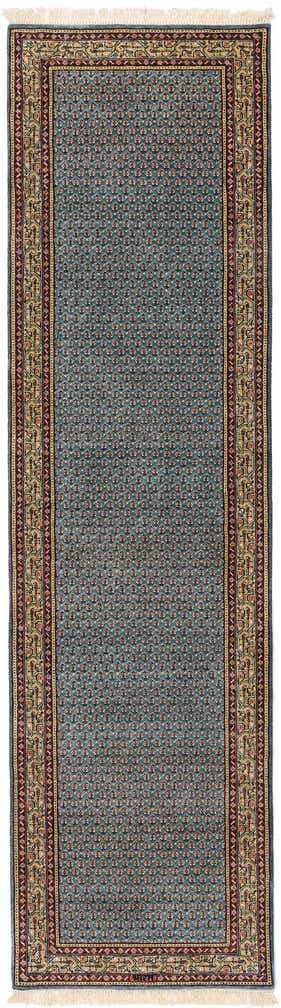 3' x 10' 9 Hand Knotted Mir Wool Runner Rug