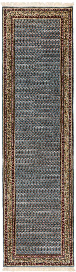 Detail image of 3' x 10' 9 Hand Knotted Mir Wool Runner Rug