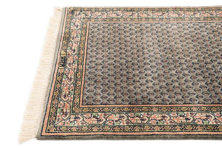 Detail image of 2' 9 x 10' 6 Hand Knotted Mir Wool Runner Rug