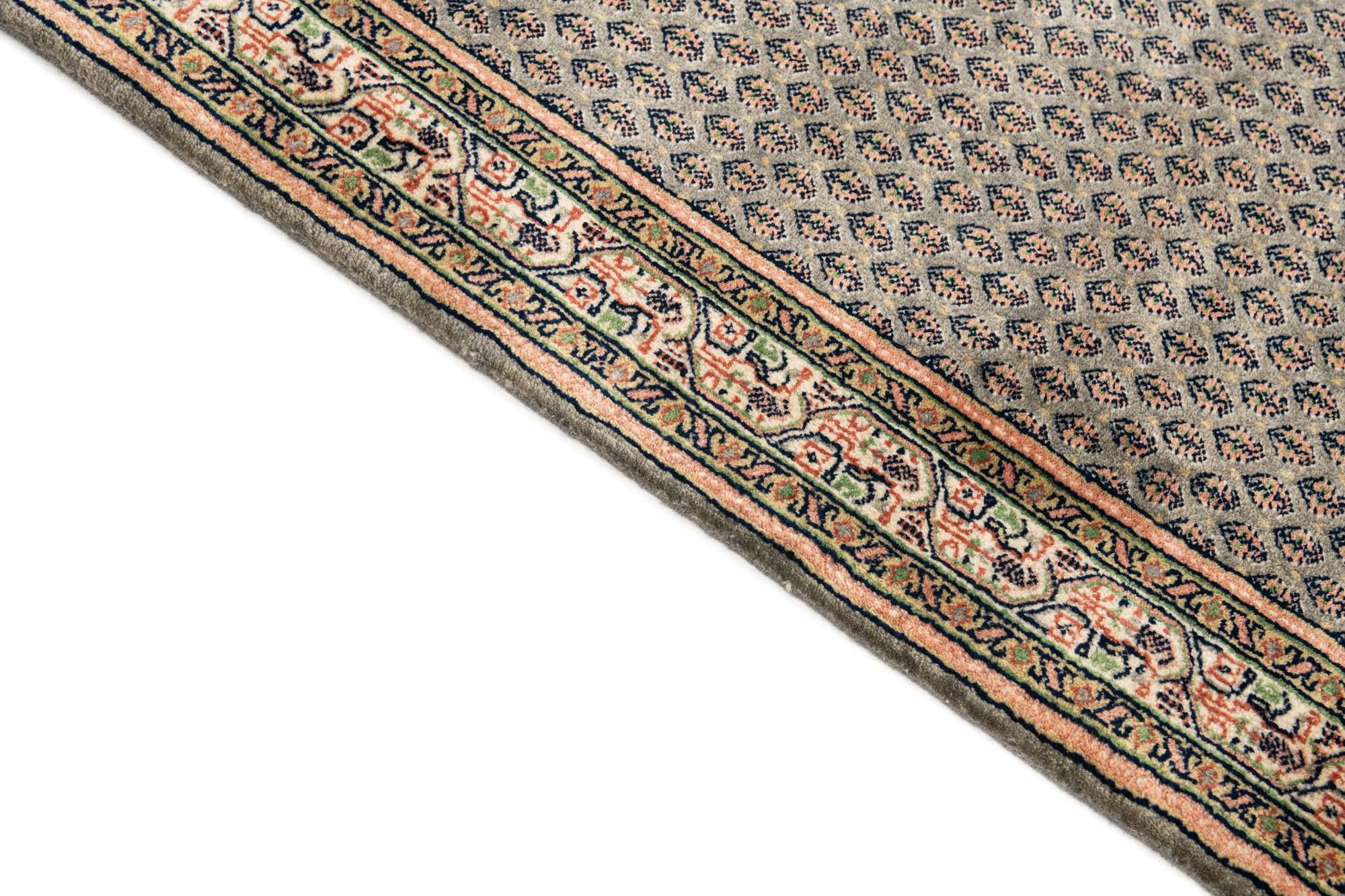 2' 9 x 10' 6 Hand Knotted Mir Wool Runner Rug