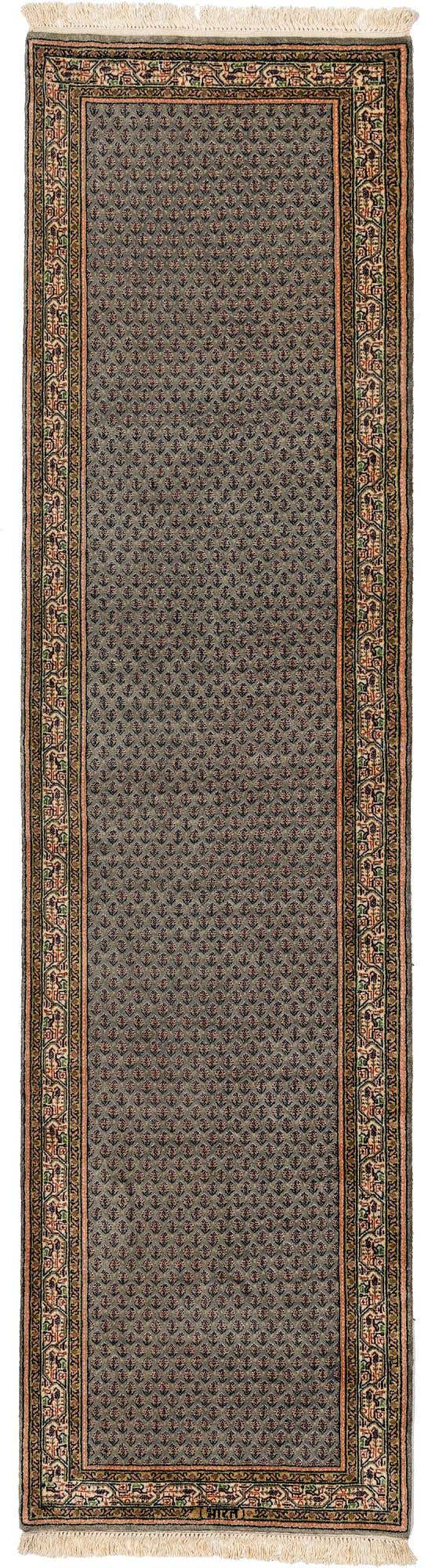 2' 9 x 10' 6 Hand Knotted Mir Wool Runner Rug