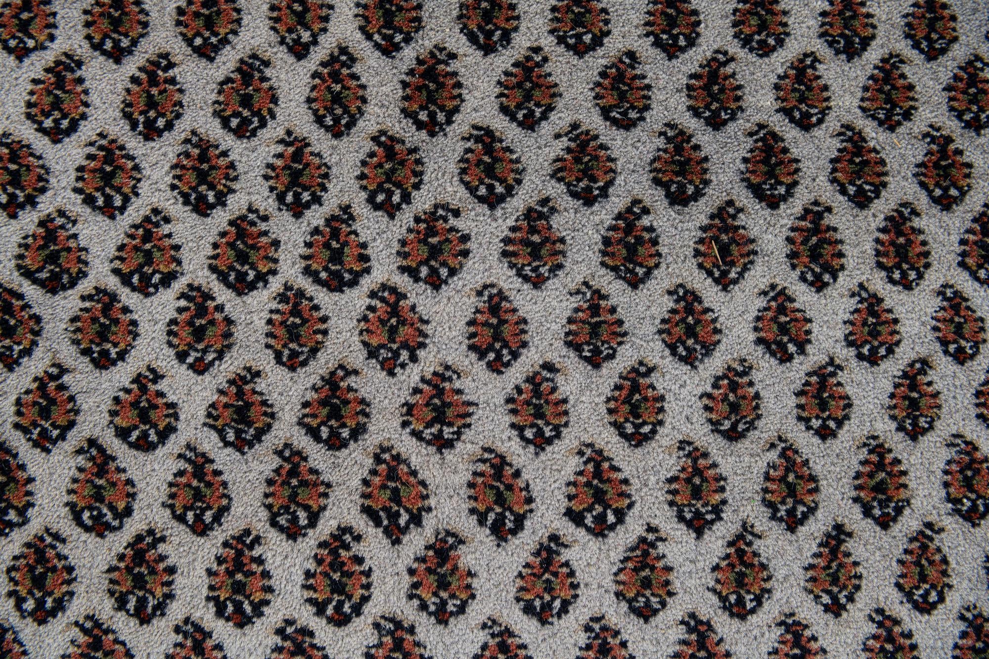 5' 4 x 10' 2 Hand Knotted Mir Wool Runner Rug