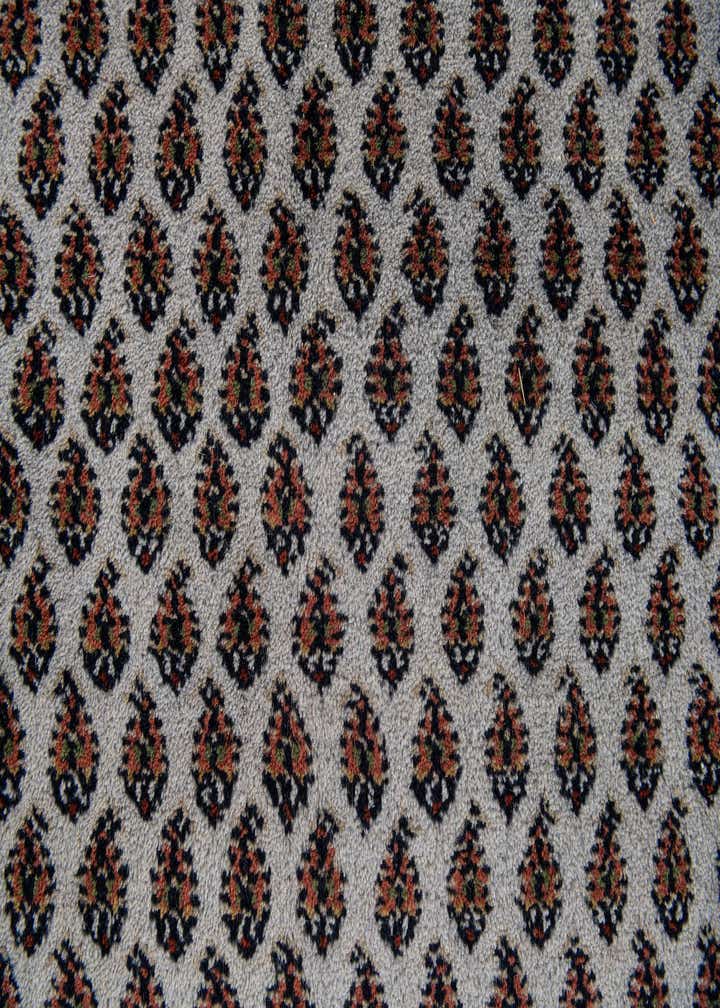 5' 4 x 10' 2 Hand Knotted Mir Wool Runner Rug