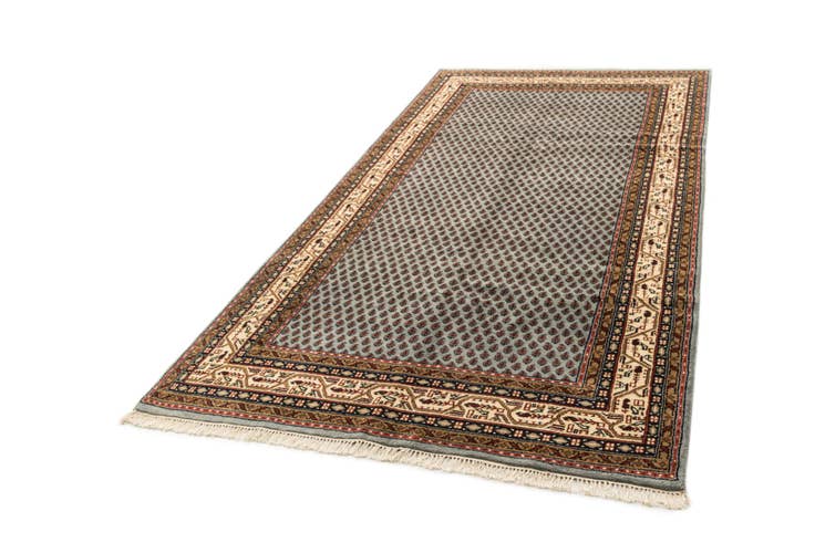 Detail image of 5' 4 x 10' 3 Hand Knotted Mir Wool Runner Rug
