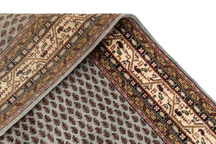 Detail image of 5' 4 x 10' 3 Hand Knotted Mir Wool Runner Rug