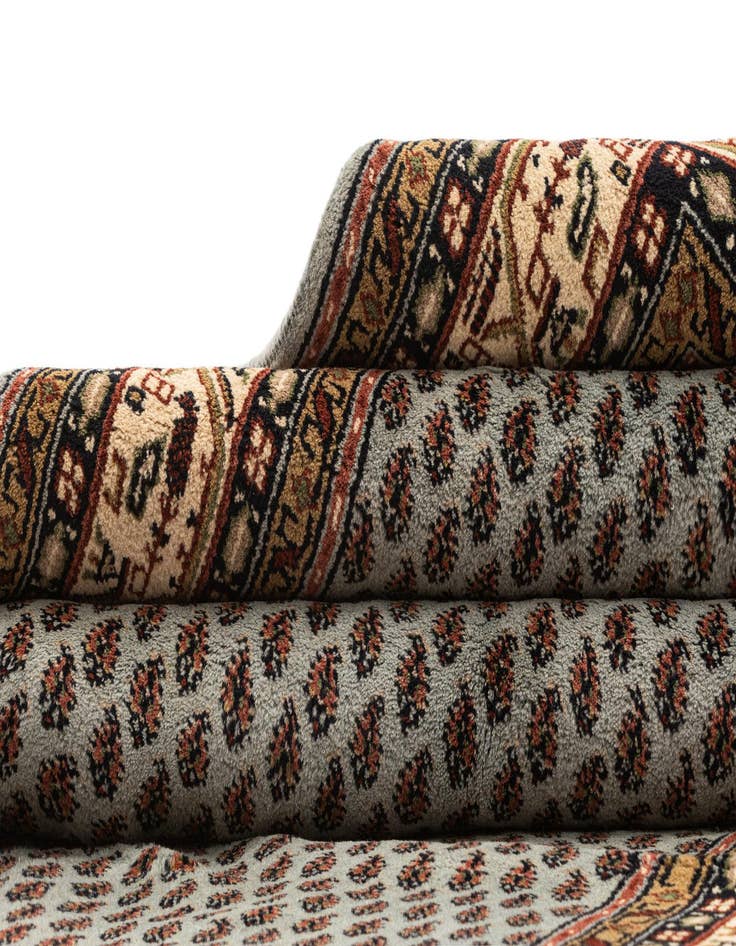 Detail image of 5' 4 x 10' 3 Hand Knotted Mir Wool Runner Rug