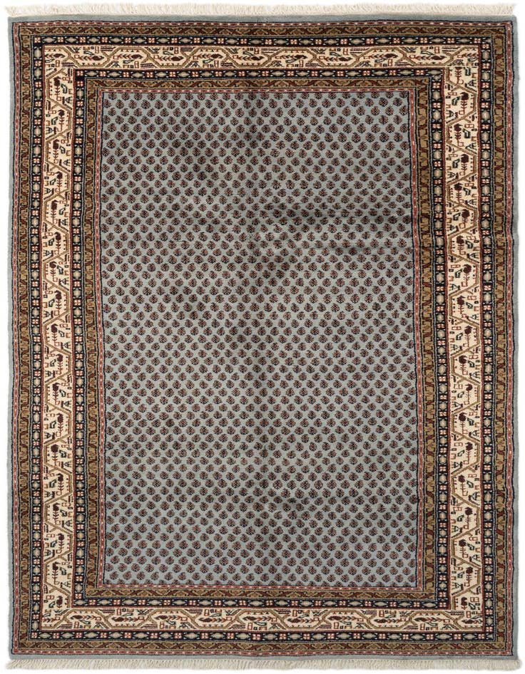 Detail image of 5' 4 x 10' 3 Hand Knotted Mir Wool Runner Rug