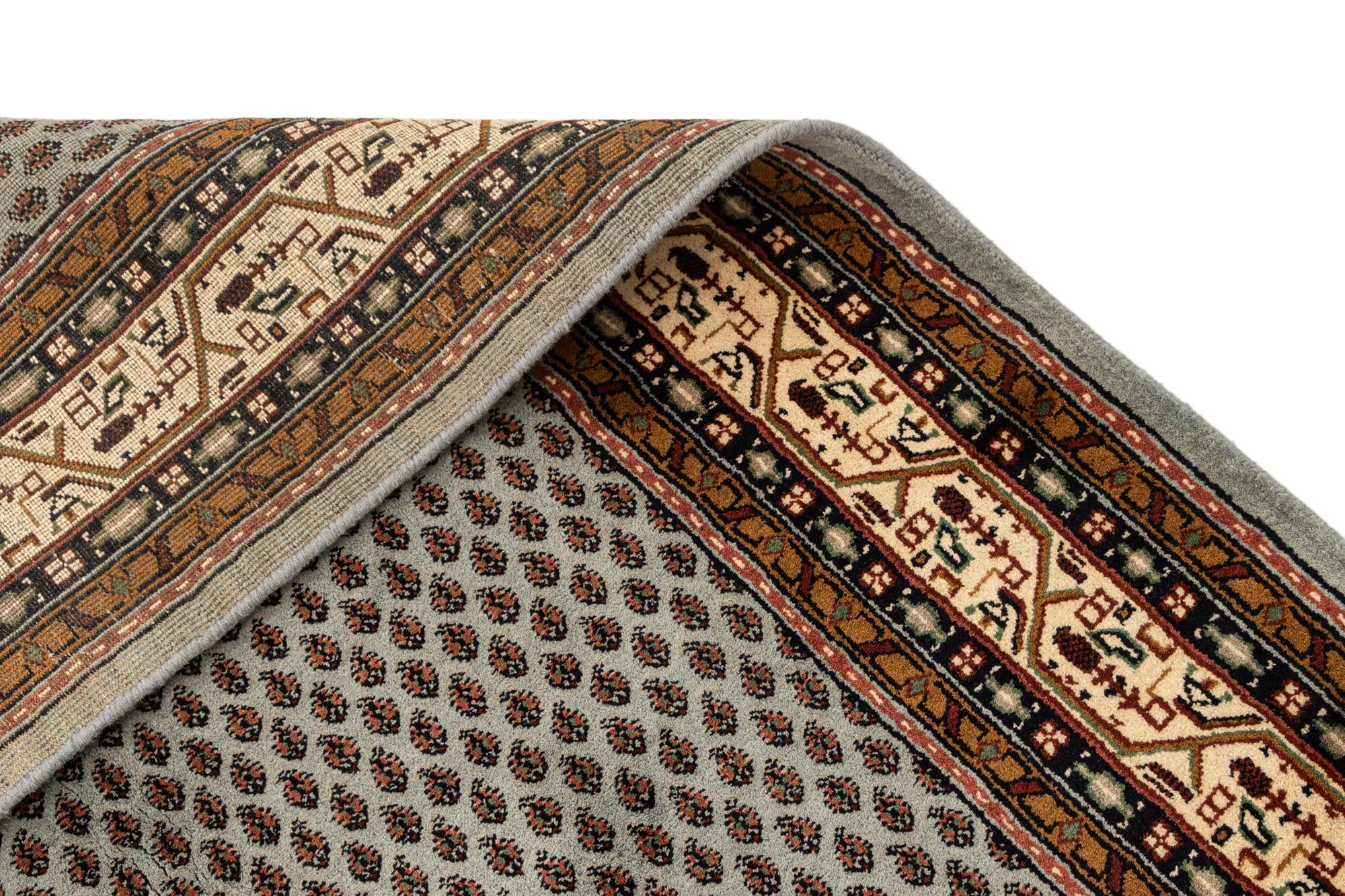 5' 4 x 10' 2 Hand Knotted Mir Wool Runner Rug
