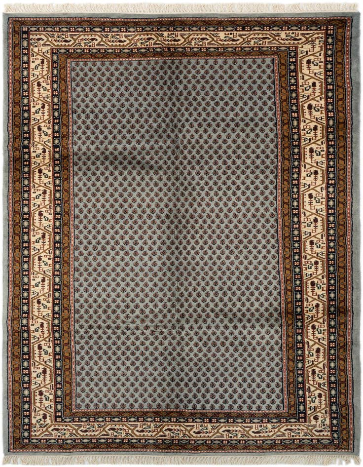 Detail image of 5' 4 x 10' 2 Hand Knotted Mir Wool Runner Rug