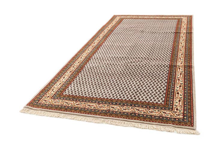 Detail image of 6' x 11' 4 Hand Knotted Mir Wool Runner Rug